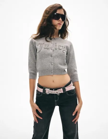 Bershka Кардиган на пуговицах JUICY COUTURE X BERSHKA