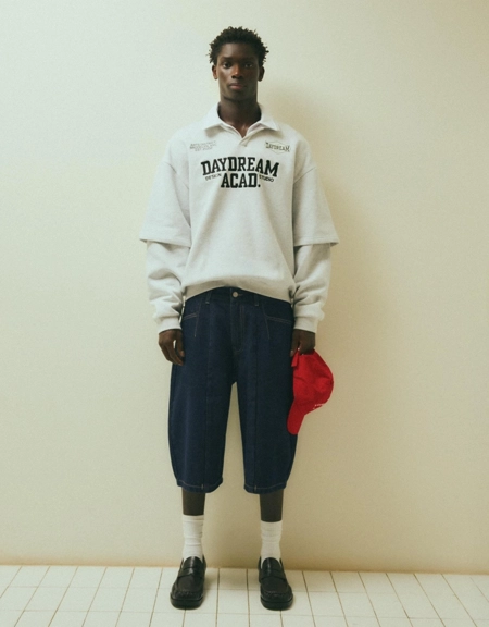 Balloon  denim Bermuda shorts- Заказать в России
