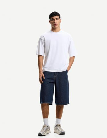 DENIM SKATER BERMUDA SHORTS