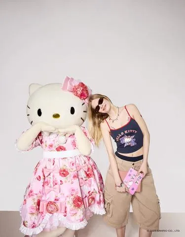 Топ на бретелях HELLO KITTY