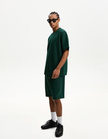 PLUSH BERMUDA SHORTS