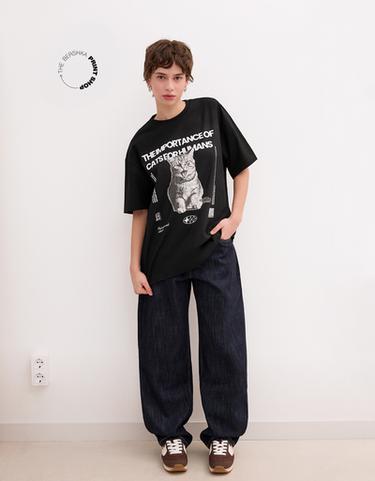 Футболка Bershka Wearable Art