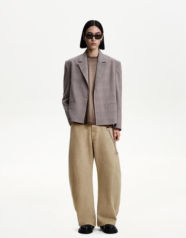 Bershka Брюки BARREL купить с доставкой.