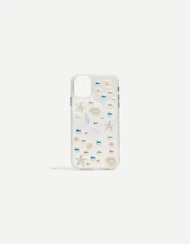 Чехол для IPHONE с деталями в виде ракушек