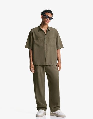 Bershka Брюки-джоггеры свободного кроя