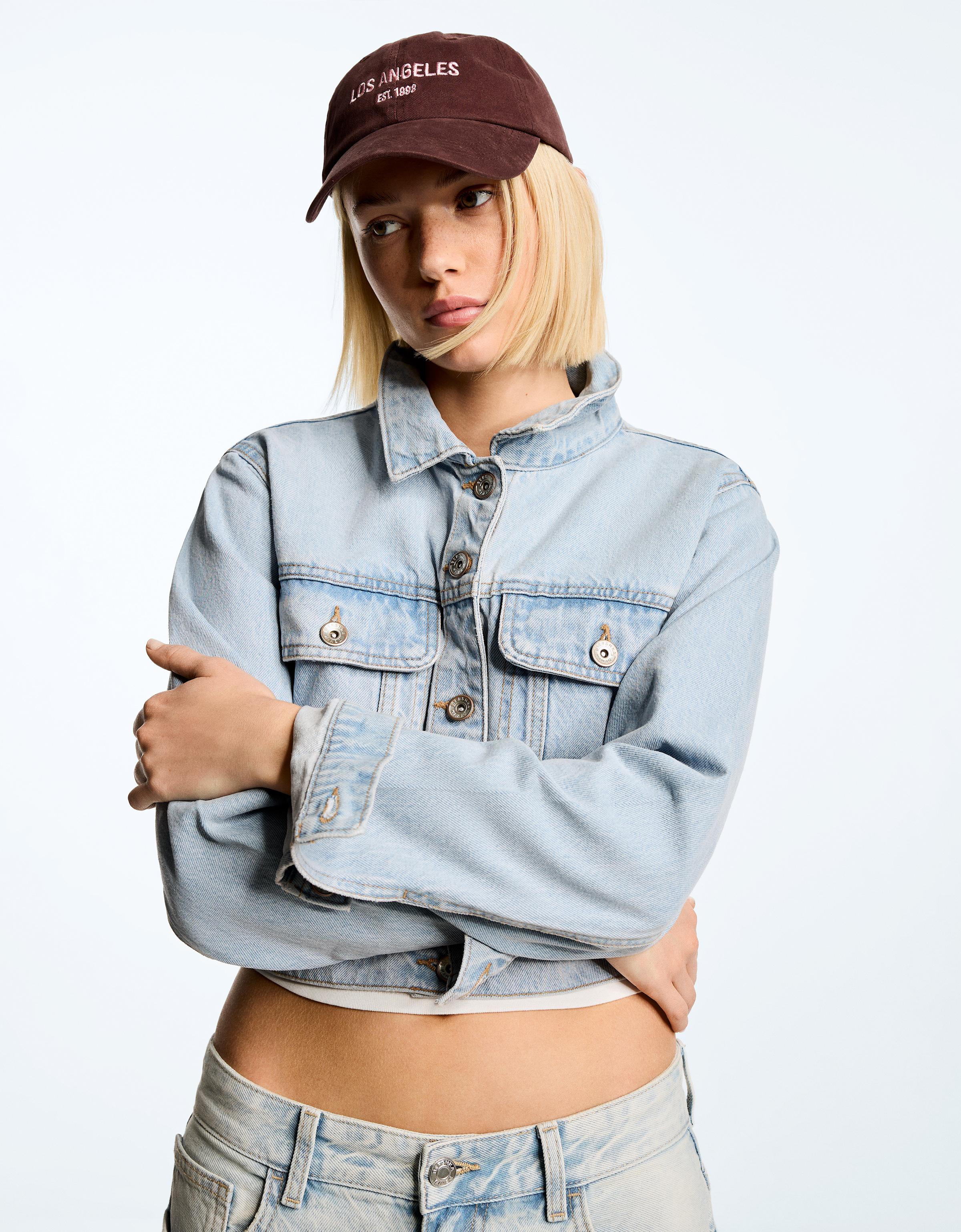 Bershka Укороченная джинсовая куртка купить с доставкой.