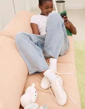 Bershka Кроссовки с цветочным принтом и тонкой подошвой