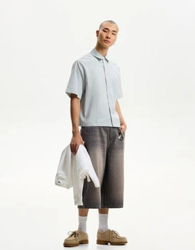 Bershka Джинсовые шорты объемного свободного кроя купить с доставкой.