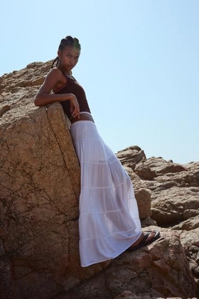 Bershka Юбка миди в стиле рустик