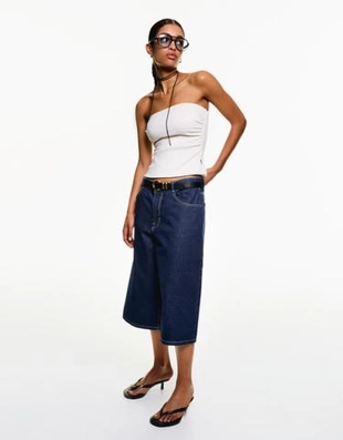 Bershka Джинсовые шорты свободного кроя купить с доставкой.