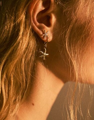 Bershka Набор из 9 пар серег в морской тематике — SIGNATURE EDITION