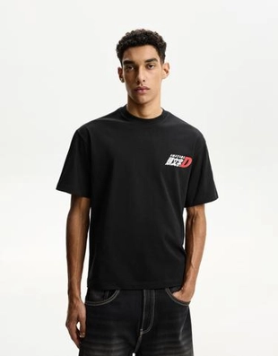 Bershka Футболка с принтом INITIAL D