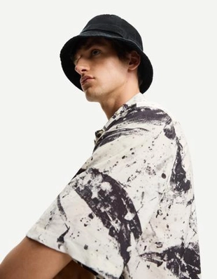 Bershka Панама из стираной ткани купить с доставкой.