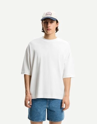 Bershka Футболка геометрического кроя купить с доставкой.