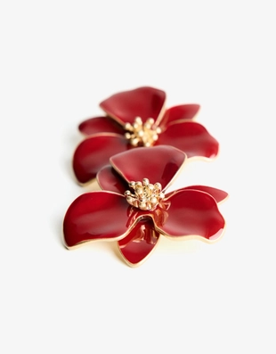 Серьги «цветок»- Заказать в России