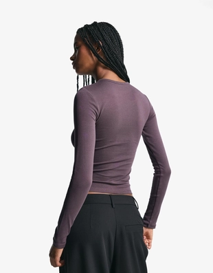 Топ с длинными рукавами- Заказать в России