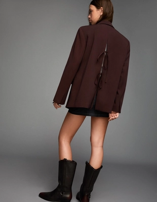 Блейзер с полосками на спине- Заказать в России