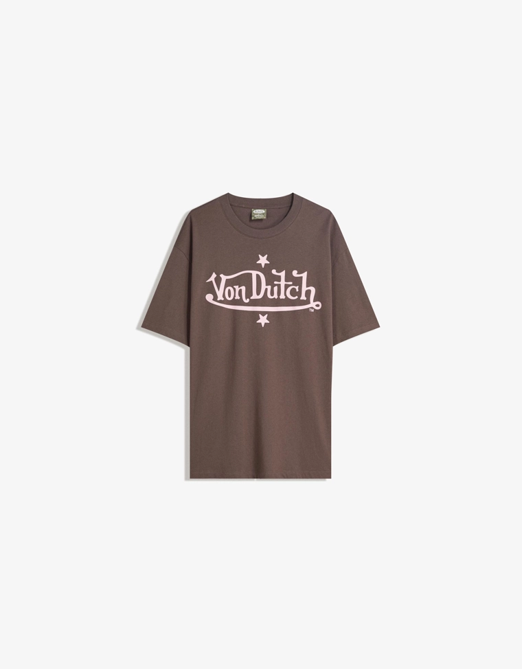 Футболка с короткими рукавами и принтом Von Dutch