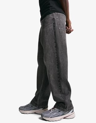 Dark grey|5330/335 - Bershka Джинсы свободного кроя