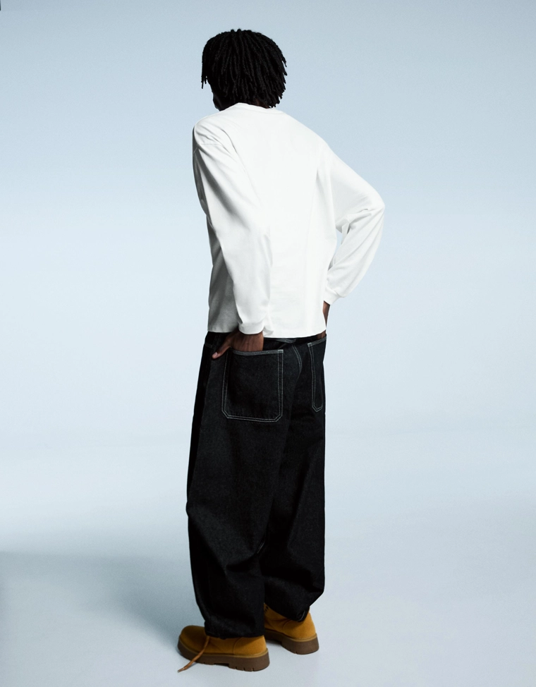 Лонгслив свободного кроя