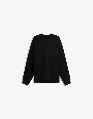 Свитер платочной вязки из смесовой пряжи с шерстью- Заказать в России