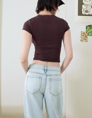 Купить Bershka Джинсы с широкими штанинами