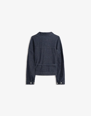 Джинсовая куртка с рельефным узором- Заказать в России