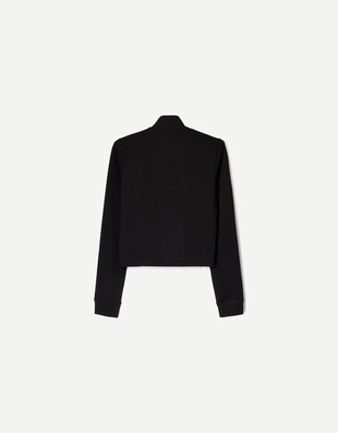 Купить Bershka Толстовка с высоким воротником и молнией