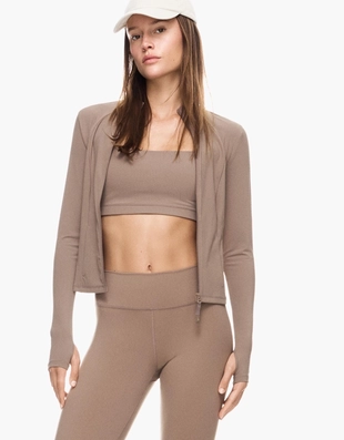 Куртка из быстросохнущей и дышащей ткани с молнией- Заказать в России