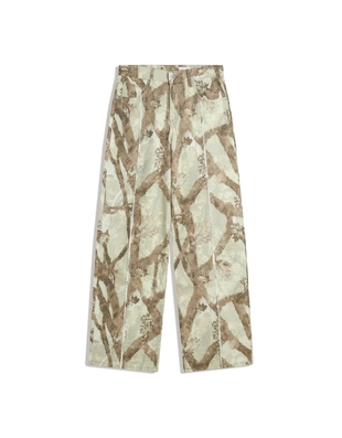 Green|5266/335 - Bershka Джинсы-бойфренды с принтом