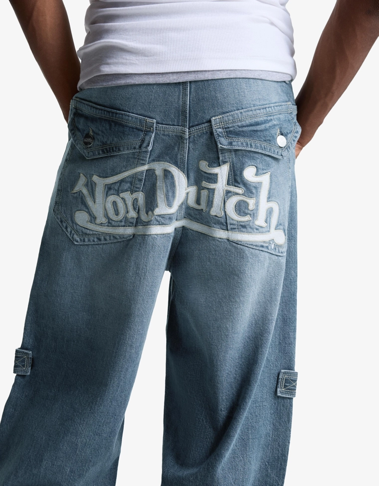 Джинсы Von Dutch с вышивкой