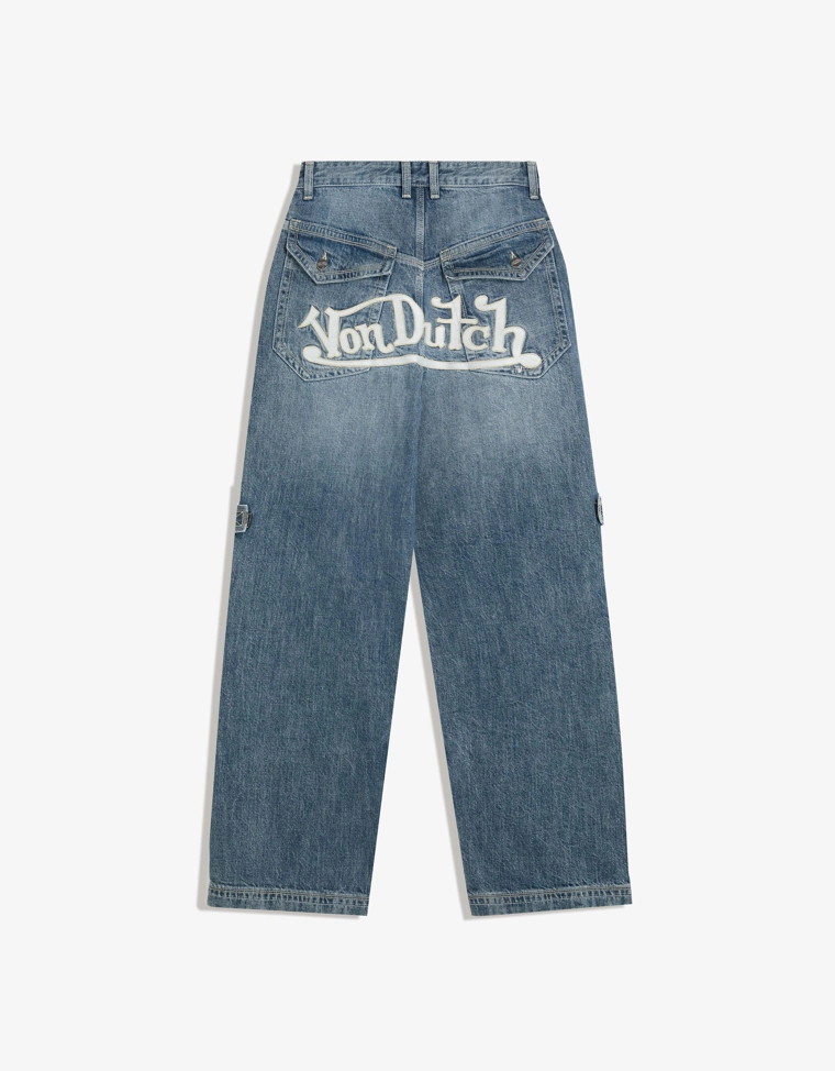 Джинсы Von Dutch с вышивкой