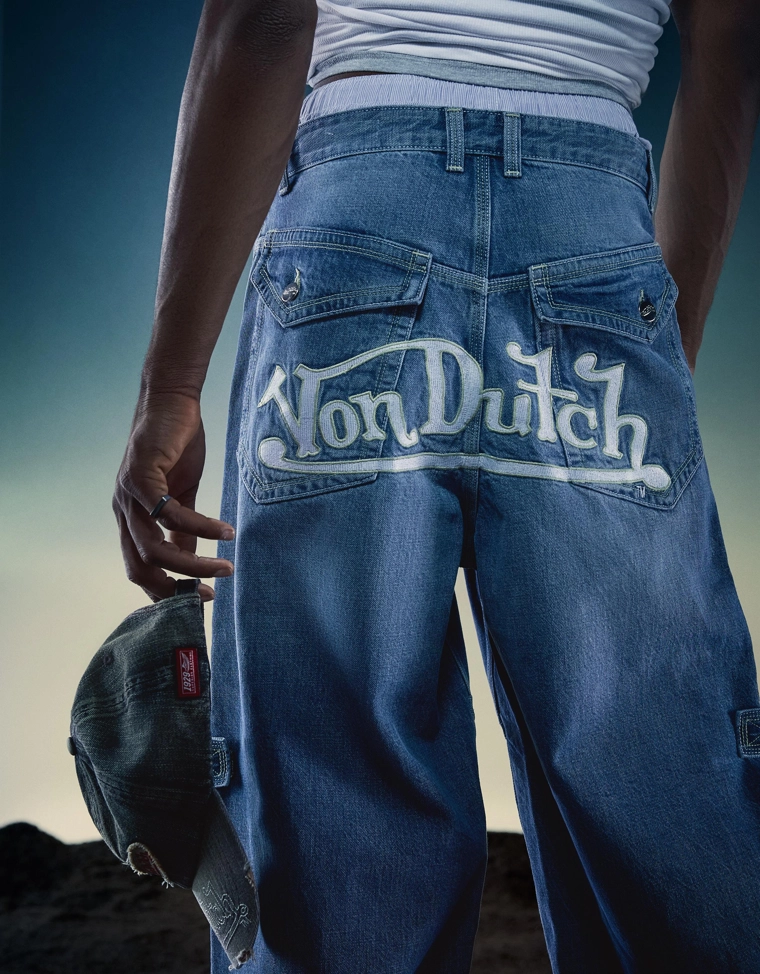 Джинсы Von Dutch с вышивкой