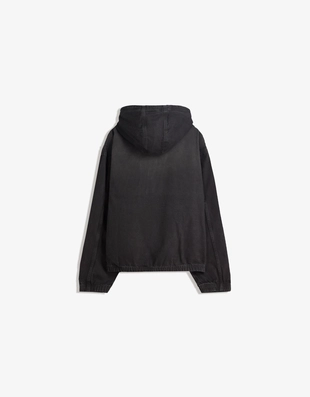 Джинсовая куртка с застежкой-молнией и вышивкой- Заказать в России