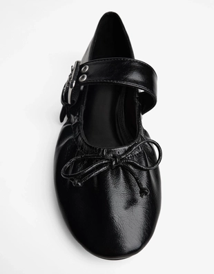 Балетки с пряжкой- Заказать в России