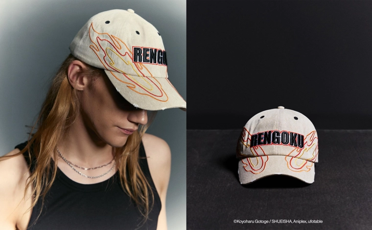 Бейсболка bershka demon slayer