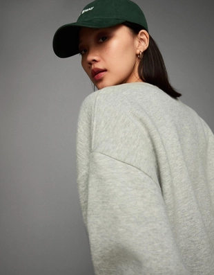 Толстовка оверсайз с карманами- Заказать в России