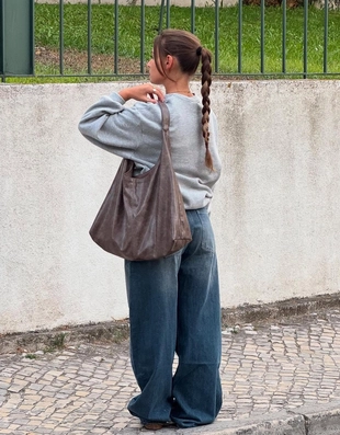 Толстовка оверсайз с карманами- Заказать в России