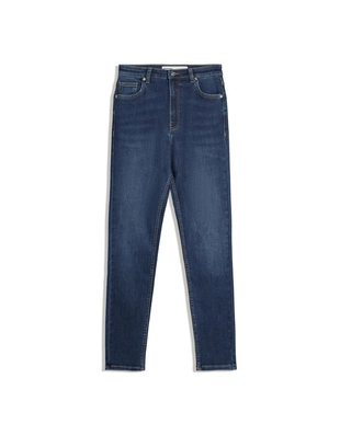 Blue|5003/156 - Bershka Джинсы скинни из мягкой ткани с высокой посадкой