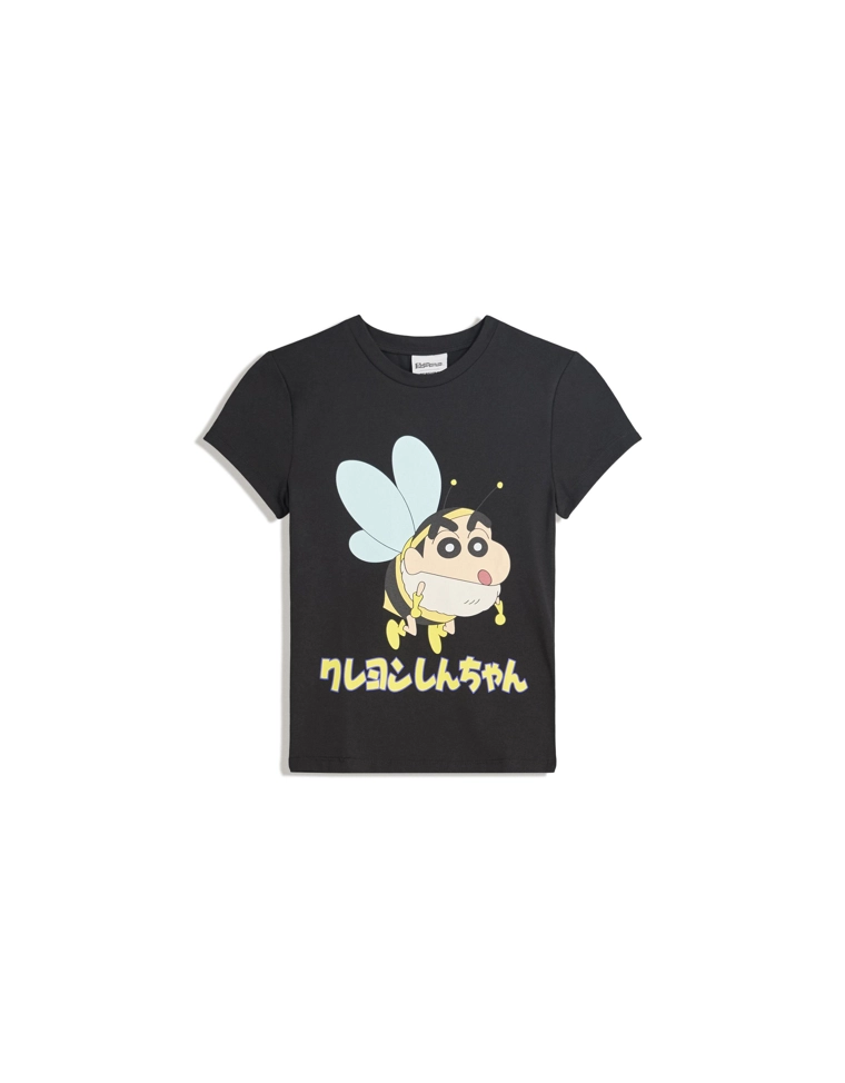 Футболка с короткими рукавами и принтом Shin Chan