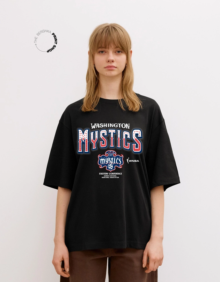 Футболка WNBA Washington Mystics с короткими рукавами