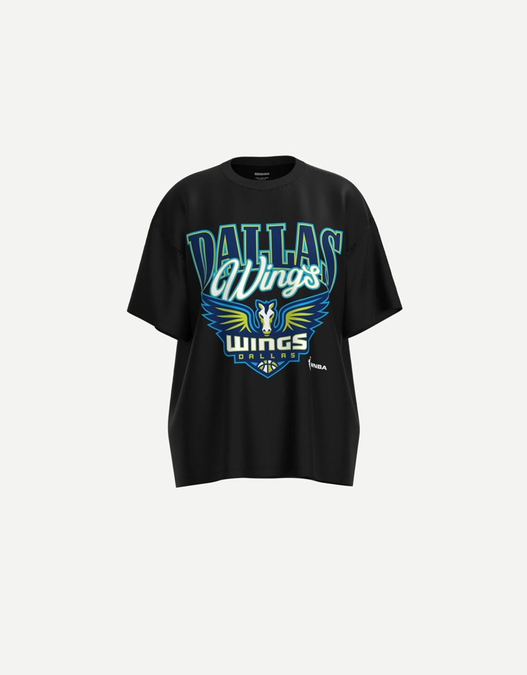 Футболка с короткими рукавами и принтом WNBA Dallas Wings
