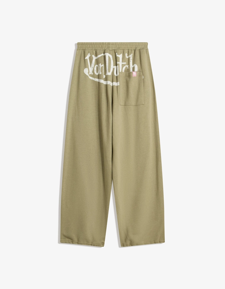 Брюки Von Dutch из мягкой ткани с принтом