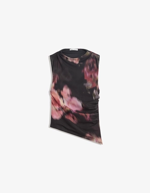 Топ асимметричного кроя из сетки- Заказать в России