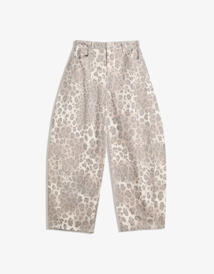 Брюки BARREL с анималистическим принтом- Заказать в России