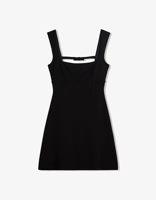 Black|5588/360 - Bershka Мини-платье с бантами