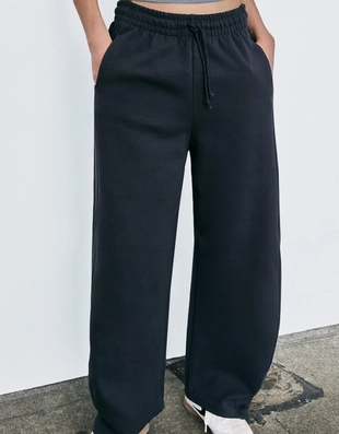 Брюки BARREL из мягкой ткани- Заказать в России