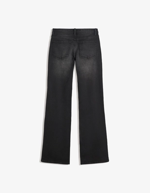 Джинсы с низкой посадкой и слегка расширяющимися штанинами- Заказать в России