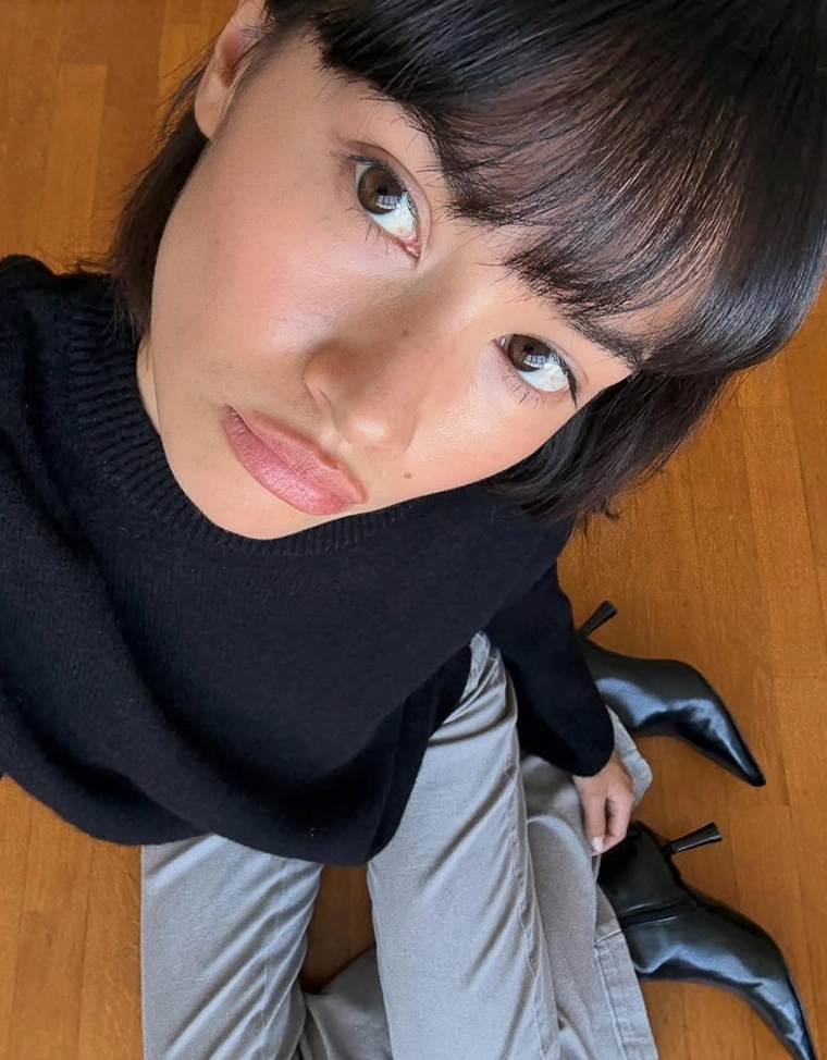 Свитер оверсайз с рифленым низом