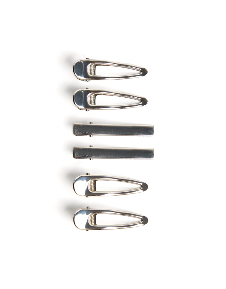 Pack of 6 hair clips